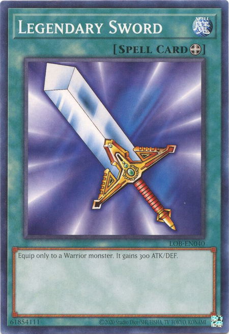 Legendary Sword - Legend of Blue Eyes White Dragon (25th Anniversary Edition) YuGiOh trading card
