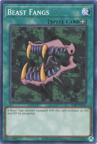 Beast Fangs - Legend of Blue Eyes White Dragon (25th Anniversary Edition) (LOB-EN) #LOB-EN041 - Common / Short Print YuGiOh Trading Card