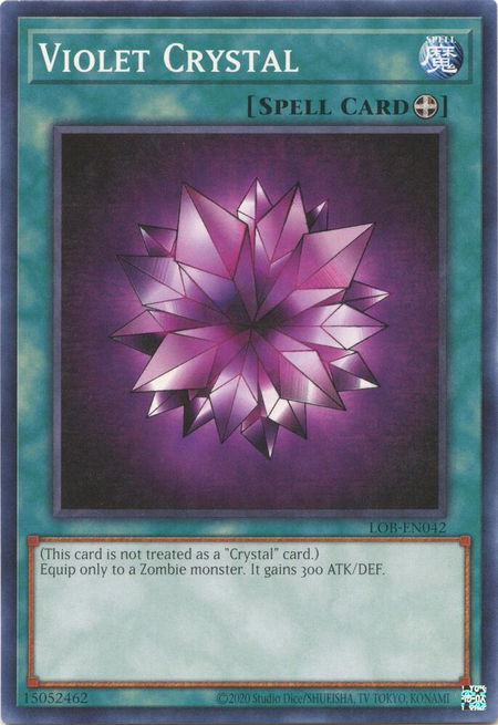 Violet Crystal - Legend of Blue Eyes White Dragon (25th Anniversary Edition) YuGiOh trading card