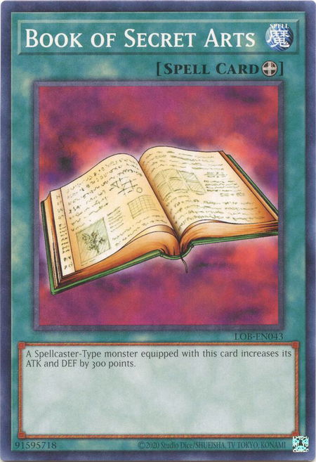 Book of Secret Arts - Legend of Blue Eyes White Dragon (25th Anniversary Edition) YuGiOh trading card