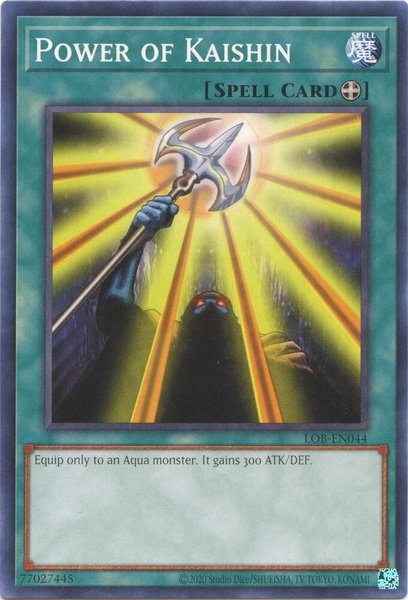 Power of Kaishin - Legend of Blue Eyes White Dragon (25th Anniversary Edition) YuGiOh trading card