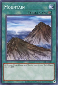 Mountain - Legend of Blue Eyes White Dragon (25th Anniversary Edition) (LOB-EN) #LOB-EN048 - Common / Short Print YuGiOh Trading Card