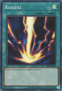 Raigeki - Legend of Blue Eyes White Dragon (25th Anniversary Edition) (LOB-EN) #LOB-EN053 - Super Rare YuGiOh Trading Card