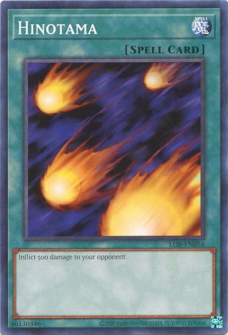 Hinotama - Legend of Blue Eyes White Dragon (25th Anniversary Edition) YuGiOh trading card