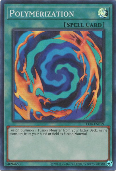 Polymerization trading card from Legend of Blue Eyes White Dragon (25th Anniversary Edition) Polymerization - Legend of Blue Eyes White Dragon (25th Anniversary Edition) YuGiOh trading card