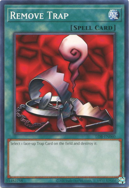 Remove Trap trading card from Legend of Blue Eyes White Dragon (25th Anniversary Edition) Remove Trap - Legend of Blue Eyes White Dragon (25th Anniversary Edition) YuGiOh trading card