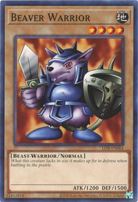Beaver Warrior - Legend of Blue Eyes White Dragon (25th Anniversary Edition) (LOB-EN) #LOB-EN064 - Common / Short Print YuGiOh Trading Card