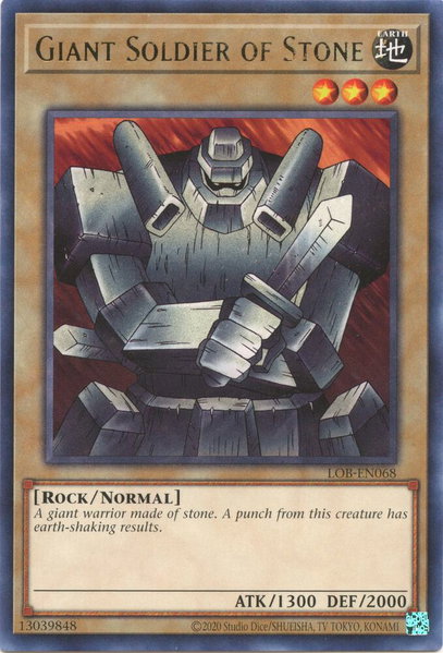 Giant Soldier of Stone - Legend of Blue Eyes White Dragon (25th Anniversary Edition) YuGiOh trading card
