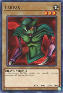Larvas - Legend of Blue Eyes White Dragon (25th Anniversary Edition) (LOB-EN) #LOB-EN073 - Common / Short Print YuGiOh Trading Card