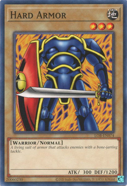 Hard Armor trading card from Legend of Blue Eyes White Dragon (25th Anniversary Edition) Hard Armor - Legend of Blue Eyes White Dragon (25th Anniversary Edition) YuGiOh trading card