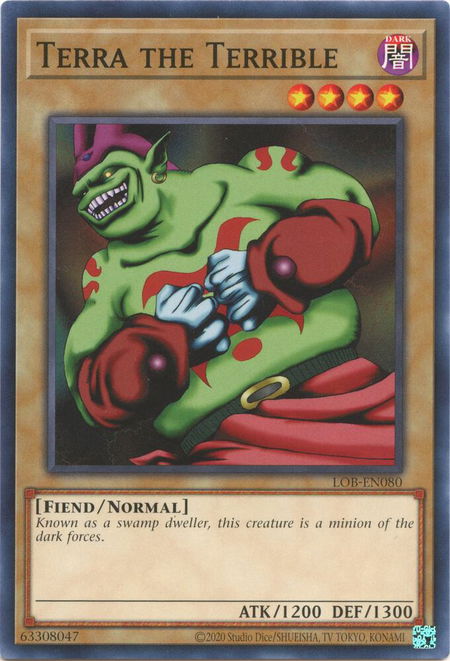 Terra the Terrible - Legend of Blue Eyes White Dragon (25th Anniversary Edition) YuGiOh trading card