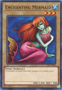 Enchanting Mermaid - Legend of Blue Eyes White Dragon (25th Anniversary Edition) (LOB-EN) #LOB-EN084 - Common / Short Print YuGiOh Trading Card