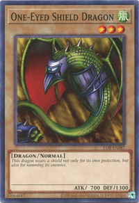 One-Eyed Shield Dragon - Legend of Blue Eyes White Dragon (25th Anniversary Edition) (LOB-EN) #LOB-EN087 - Common / Short Print YuGiOh Trading Card