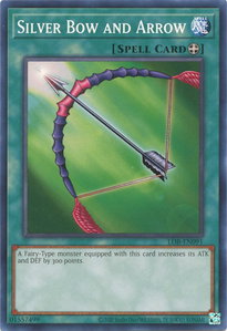 Silver Bow and Arrow - Legend of Blue Eyes White Dragon (25th Anniversary Edition) (LOB-EN) #LOB-EN091 - Common / Short Print YuGiOh Trading Card