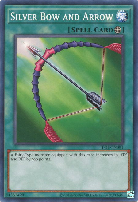 Silver Bow and Arrow - Legend of Blue Eyes White Dragon (25th Anniversary Edition) YuGiOh trading card