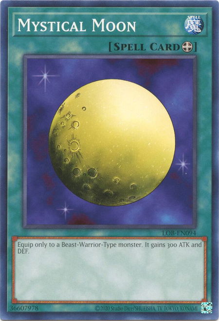 Mystical Moon - Legend of Blue Eyes White Dragon (25th Anniversary Edition) YuGiOh trading card