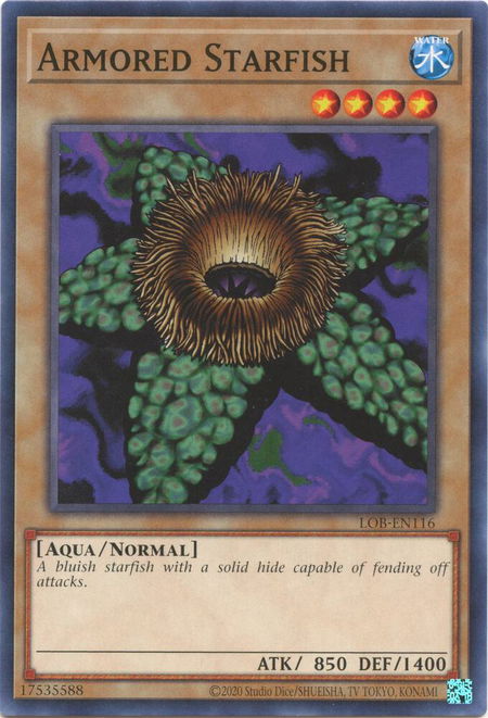 Armored Starfish - Legend of Blue Eyes White Dragon (25th Anniversary Edition) YuGiOh trading card