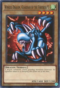 Winged Dragon, Guardian of the Fortress #1 - Metal Raiders (25th Anniversary Edition) (MRD-EN) #MRD-EN002 - Common / Short Print YuGiOh Trading Card