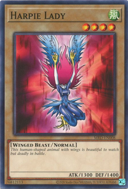 Harpie Lady - Metal Raiders (25th Anniversary Edition) YuGiOh trading card
