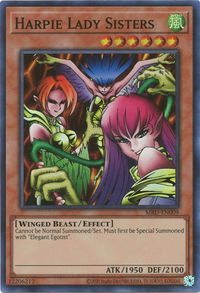 Harpie Lady Sisters - Metal Raiders (25th Anniversary Edition) (MRD-EN) #MRD-EN009 - Super Rare YuGiOh Trading Card