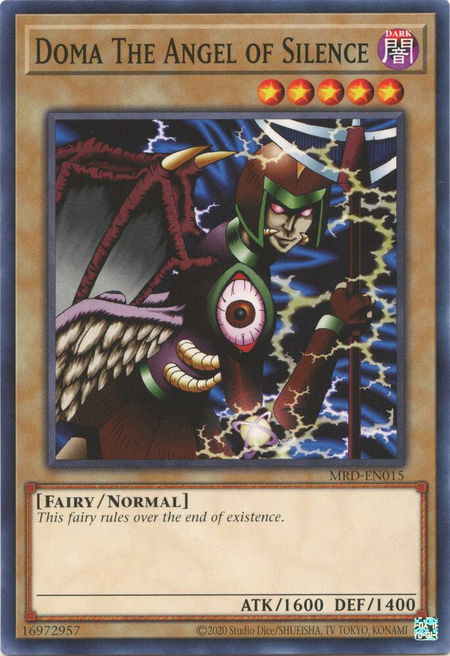 Doma The Angel of Silence - Metal Raiders (25th Anniversary Edition) YuGiOh trading card