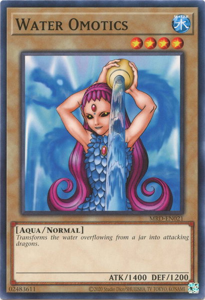 Water Omotics trading card from Metal Raiders (25th Anniversary Edition) Water Omotics - Metal Raiders (25th Anniversary Edition) YuGiOh trading card