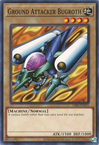 Ground Attacker Bugroth - Metal Raiders (25th Anniversary Edition) (MRD-EN) #MRD-EN022 - Common / Short Print YuGiOh Trading Card