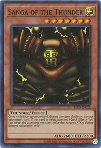 Sanga of the Thunder - Metal Raiders (25th Anniversary Edition) (MRD-EN) #MRD-EN025 - Super Rare YuGiOh Trading Card