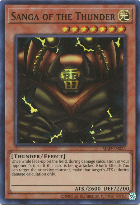 Sanga of the Thunder - Metal Raiders (25th Anniversary Edition) YuGiOh trading card