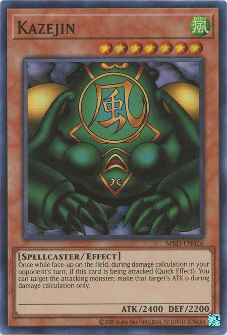 Kazejin - Metal Raiders (25th Anniversary Edition) YuGiOh trading card