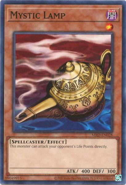 Mystic Lamp trading card from Metal Raiders (25th Anniversary Edition) Mystic Lamp - Metal Raiders (25th Anniversary Edition) YuGiOh trading card