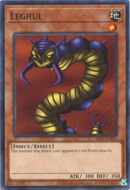 Leghul trading card from Metal Raiders (25th Anniversary Edition) Leghul - Metal Raiders (25th Anniversary Edition) YuGiOh trading card