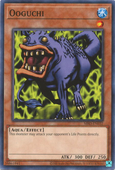 Ooguchi trading card from Metal Raiders (25th Anniversary Edition) Ooguchi - Metal Raiders (25th Anniversary Edition) YuGiOh trading card