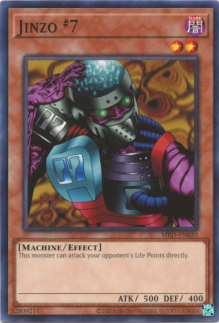 Jinzo #7 - Metal Raiders (25th Anniversary Edition) YuGiOh trading card