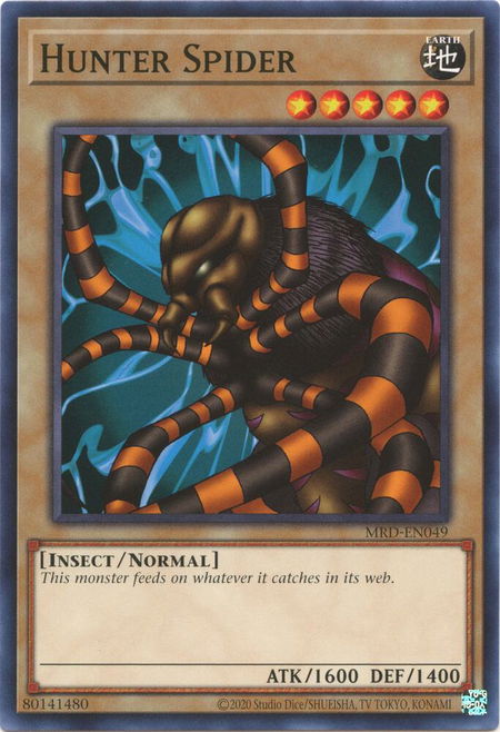Hunter Spider - Metal Raiders (25th Anniversary Edition) YuGiOh trading card