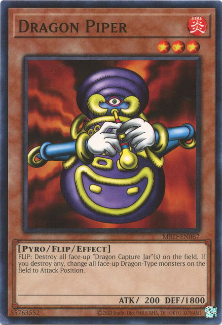 Dragon Piper - Metal Raiders (25th Anniversary Edition) YuGiOh trading card