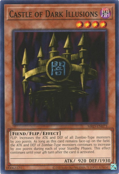 Castle of Dark Illusions trading card from Metal Raiders (25th Anniversary Edition) Castle of Dark Illusions - Metal Raiders (25th Anniversary Edition) YuGiOh trading card