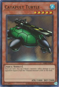 Catapult Turtle - Metal Raiders (25th Anniversary Edition) (MRD-EN) #MRD-EN075 - Super Rare YuGiOh Trading Card