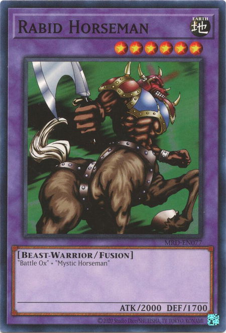 Rabid Horseman - Metal Raiders (25th Anniversary Edition) YuGiOh trading card