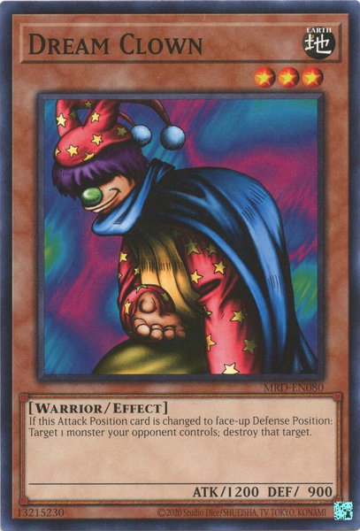 Dream Clown trading card from Metal Raiders (25th Anniversary Edition) Dream Clown - Metal Raiders (25th Anniversary Edition) YuGiOh trading card