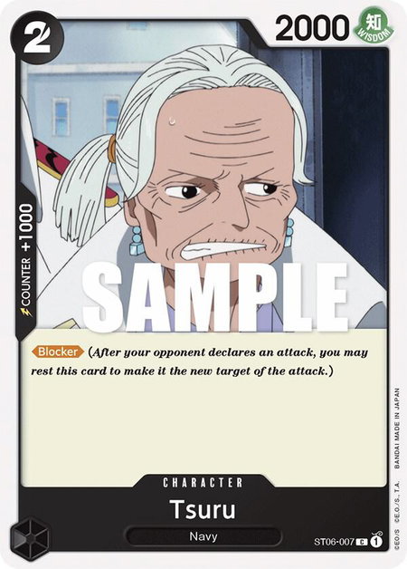 Tsuru - Starter Deck 6: Absolute Justice One Piece trading card