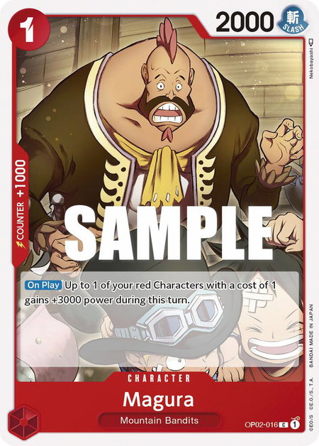 Magura - Paramount War One Piece trading card