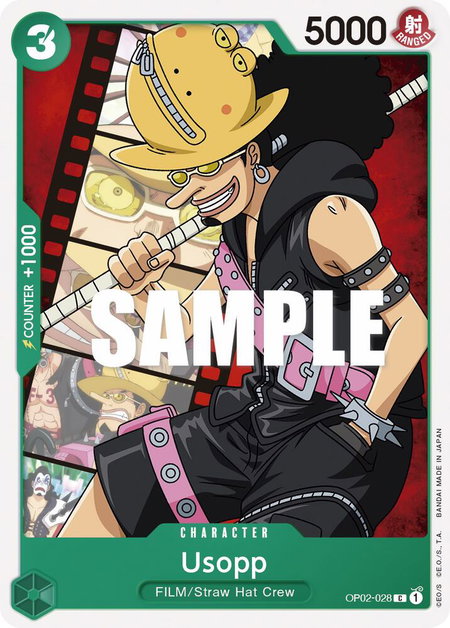 Usopp - Paramount War One Piece trading card