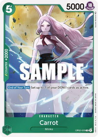 Carrot - Paramount War (OP02) #OP02-029 - Rare One Piece Trading Card