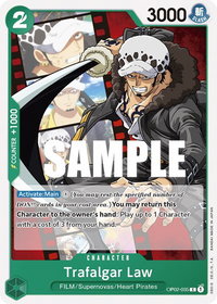 Trafalgar Law - Paramount War (OP02) #OP02-035 - Common One Piece Trading Card