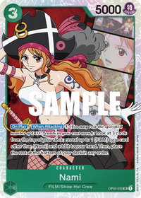 Nami - Paramount War (OP02) #OP02-036 - Super Rare One Piece Trading Card