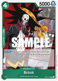 Brook - Paramount War (OP02) #OP02-040 - Rare One Piece Trading Card