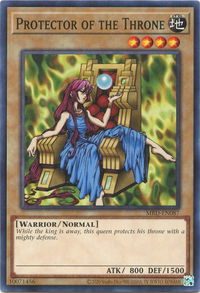 Protector of the Throne - Metal Raiders (25th Anniversary Edition) (MRD-EN) #MRD-EN087 - Common / Short Print YuGiOh Trading Card