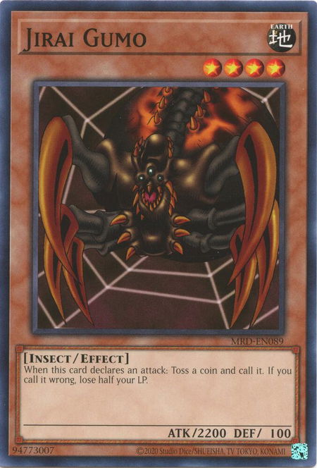 Jirai Gumo - Metal Raiders (25th Anniversary Edition) YuGiOh trading card
