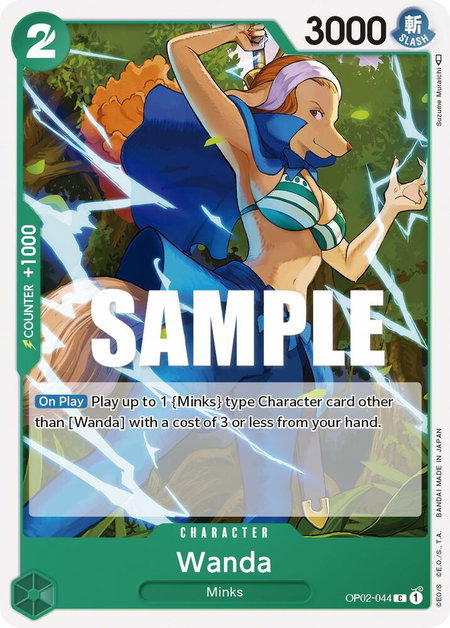Wanda - Paramount War One Piece trading card